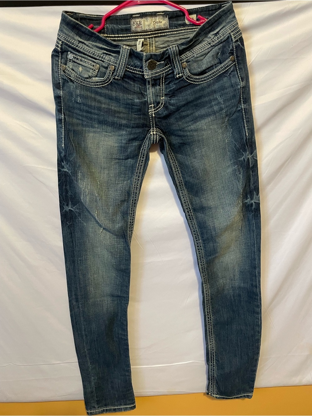 BKE Womens Medium-Dark Blue Skinny Jeans